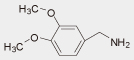 3,4-Dimethoxybenzylamine Structural Formula