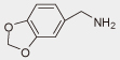 Piperonylamine Structural Formula
